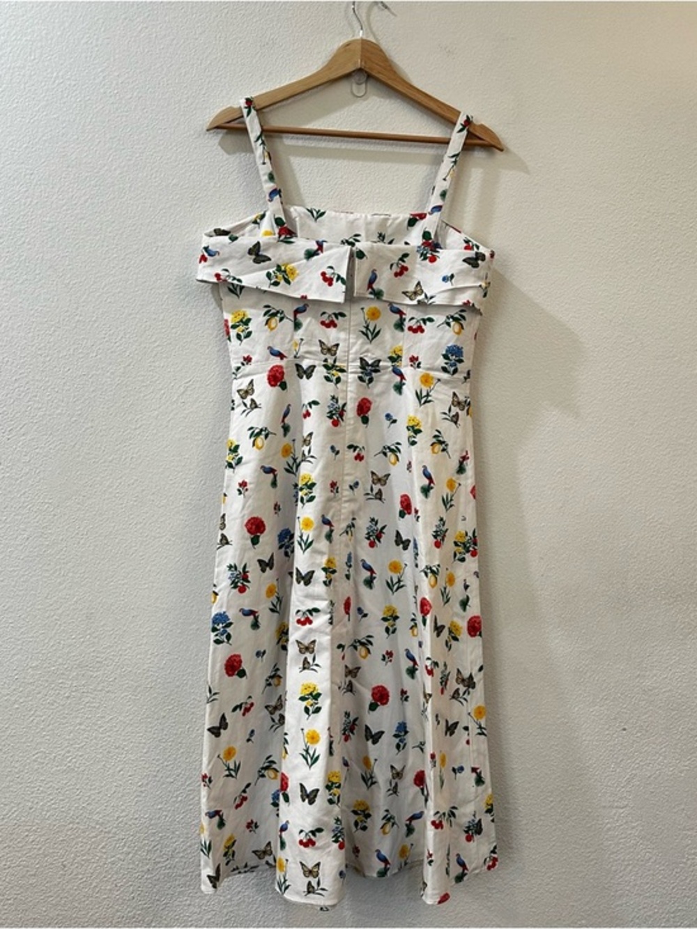 Ann‎ Taylor Botanical Midi Flare Dress Size 2 - Picture 7 of 11
